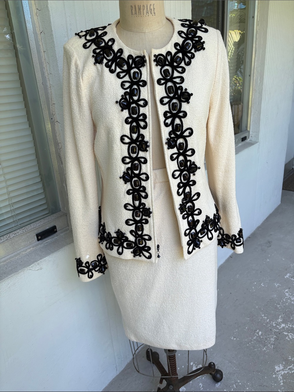 St. John couture knit set